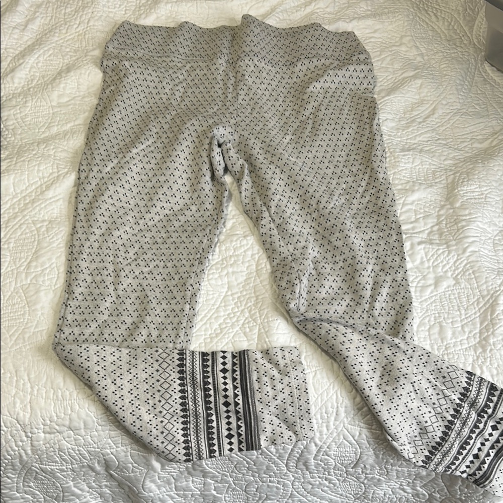 Columbia Black and Gray Patterned Leggings
